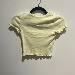 h&m yellow tshirt
